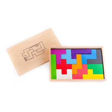 Załaduj obraz do przeglądarki galerii, Bajo: drewniana układanka tetris Pentomino
