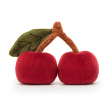 Załaduj obraz do przeglądarki galerii, Jellycat: przytulanka wiśnia Fabulous Fruit Cherry 9 cm
